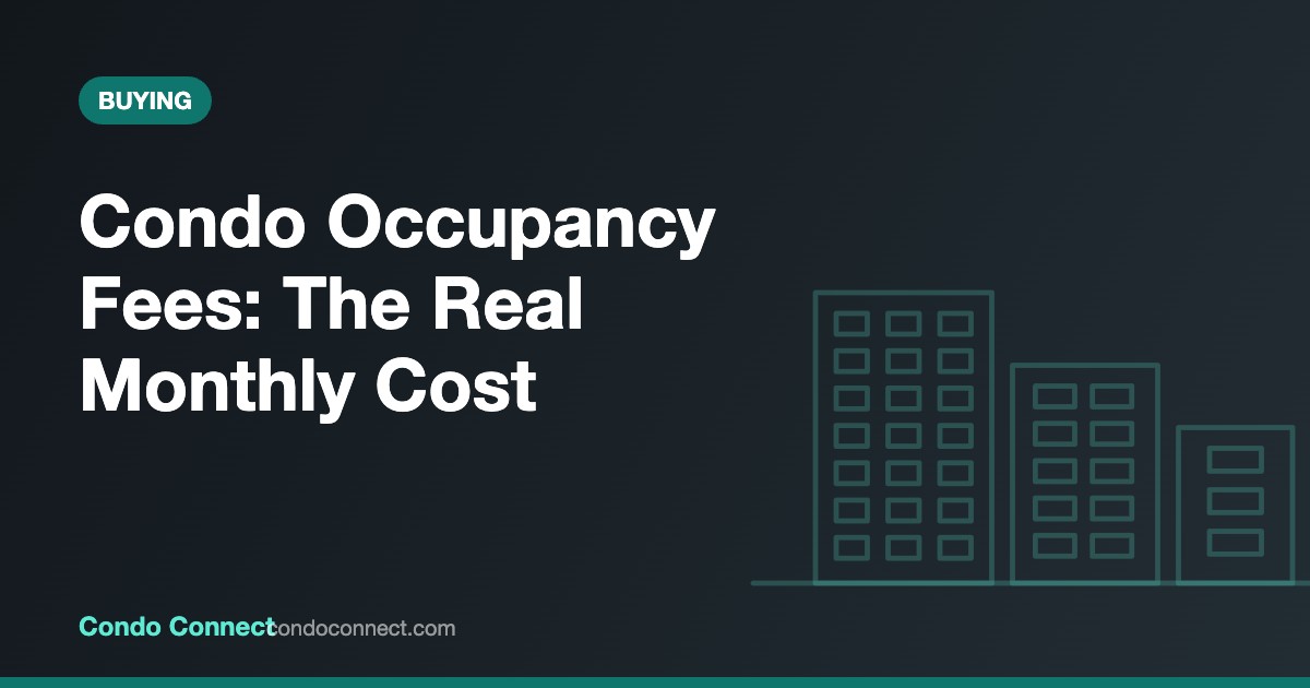 How condo interim occupancy fees are calculated in Ontario